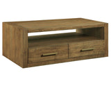 Garland Castered Coffee Table, Toffee Finish by Steve Silver at Eve Furniture