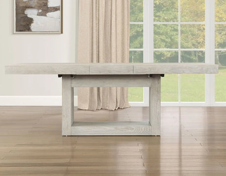 Garland Distressed Greige Dining Room Set by Steve Silver at Eve Furniture