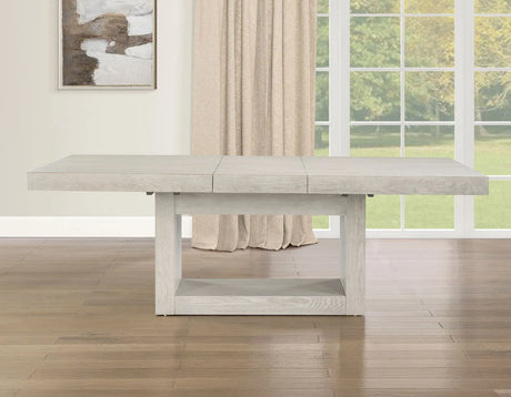 Garland Distressed Greige Dining Room Set by Steve Silver at Eve Furniture