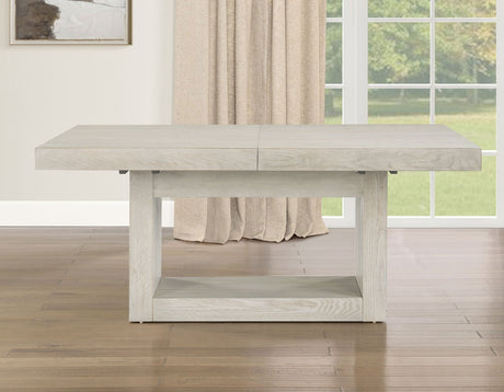 Garland Distressed Greige Dining Room Set by Steve Silver at Eve Furniture