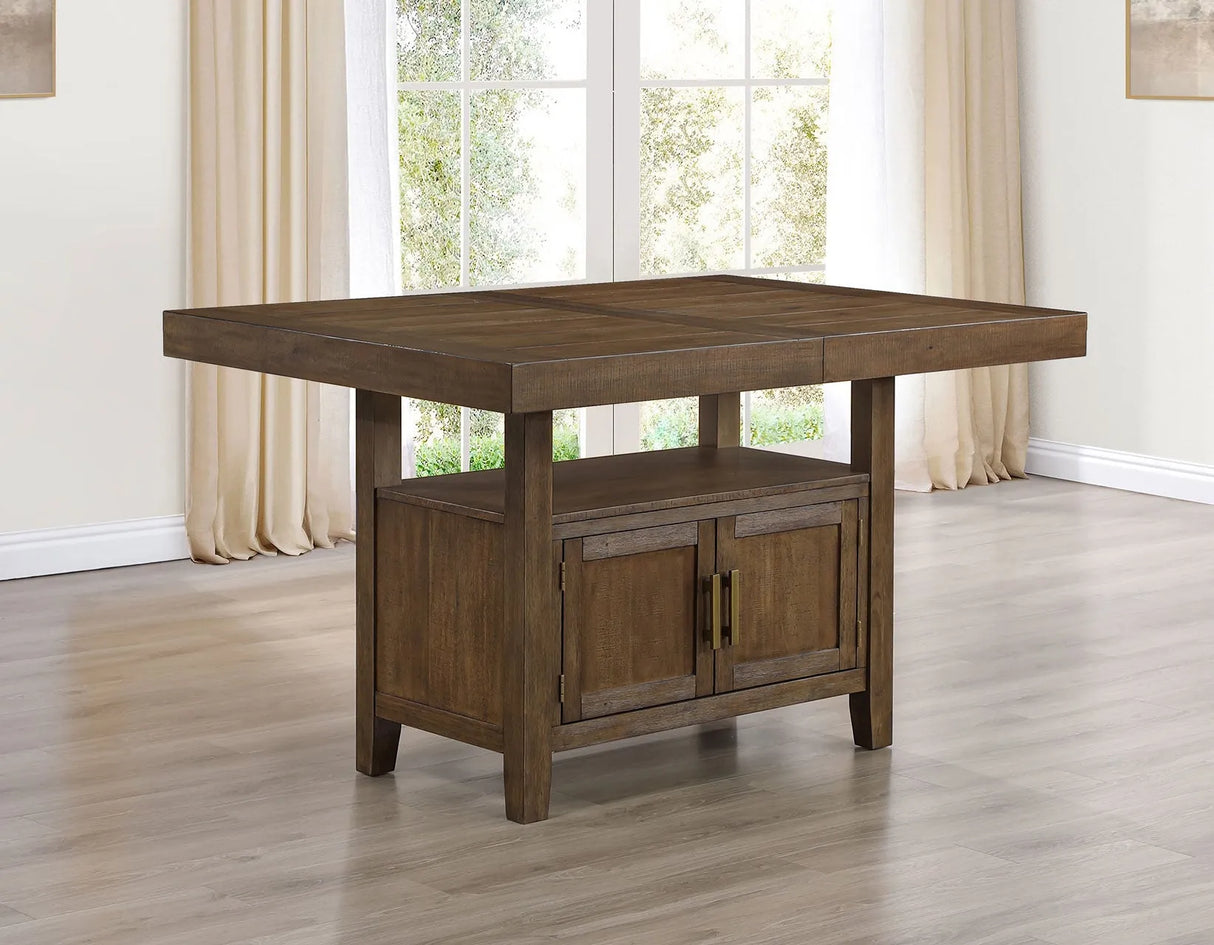 Garland Distressed Toffee Counter Height Dining Set by Steve Silver at Eve Furniture