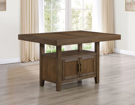 Garland Distressed Toffee Counter Height Dining Set by Steve Silver at Eve Furniture