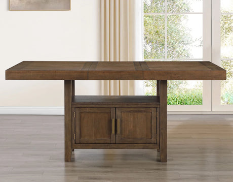 Garland Distressed Toffee Counter Height Dining Set by Steve Silver at Eve Furniture