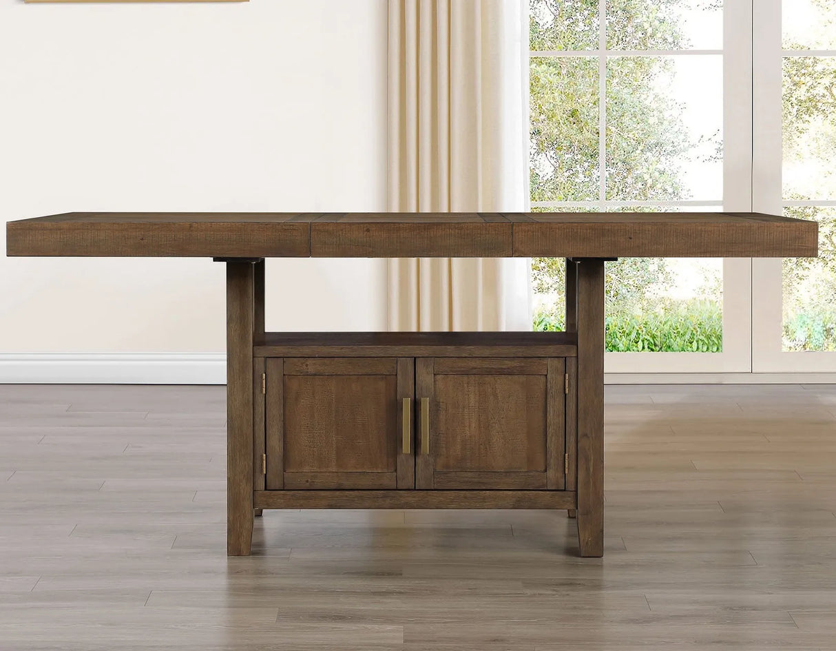 Garland Distressed Toffee Counter Height Dining Set by Steve Silver at Eve Furniture