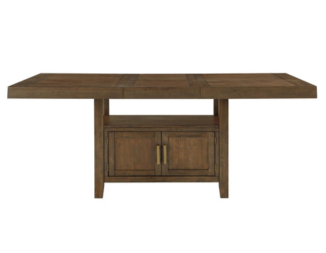 Garland Distressed Toffee Counter Height Dining Set by Steve Silver at Eve Furniture