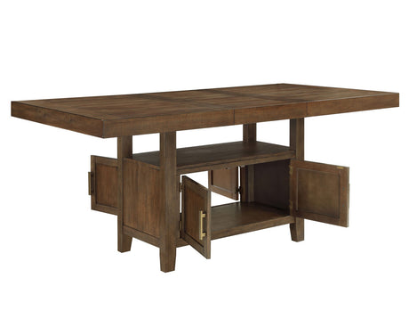 Garland Distressed Toffee Counter Height Dining Set by Steve Silver at Eve Furniture