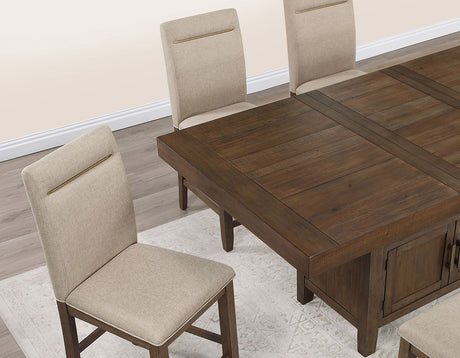 Garland Distressed Toffee Counter Height Dining Set by Steve Silver at Eve Furniture