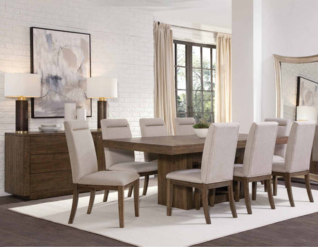 Garland Distressed Toffee Dining Room Set by Steve Silver at Eve Furniture
