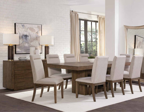 Garland Distressed Toffee Dining Room Set by Steve Silver at Eve Furniture