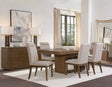 Garland Distressed Toffee Dining Room Set by Steve Silver at Eve Furniture