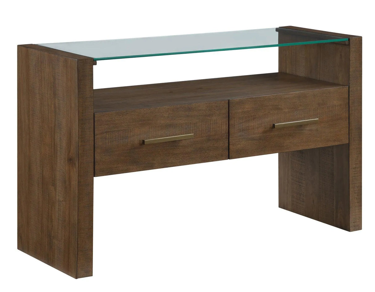 Garland Glass Top Sofa Table by Steve Silver at Eve Furniture