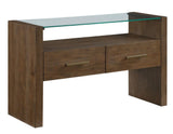 Garland Glass Top Sofa Table by Steve Silver at Eve Furniture