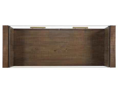 Garland Glass Top Sofa Table by Steve Silver at Eve Furniture