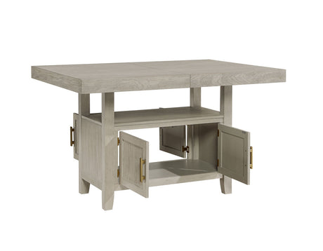 Garland Greige Counter Height Dining Set by Steve Silver at Eve Furniture