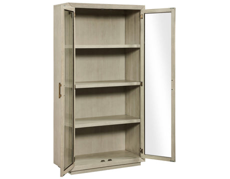 Garland Greige Curio by Steve Silver at Eve Furniture