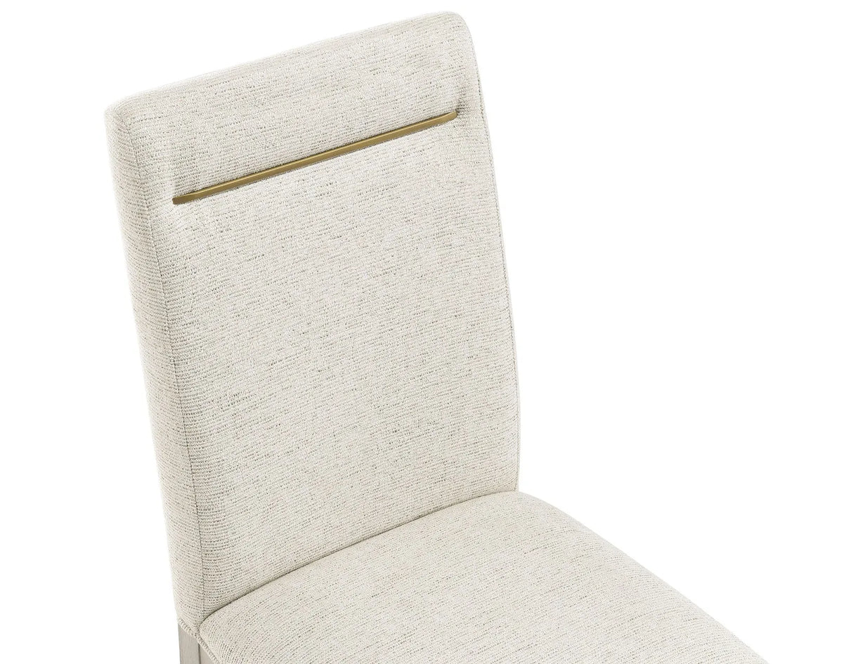 Garland Side Chair, Greige Finish, Set of 2 by Steve Silver at Eve Furniture