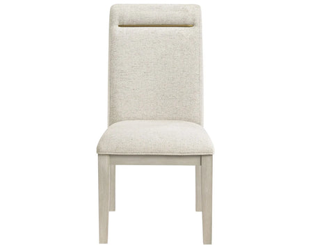 Garland Side Chair, Greige Finish, Set of 2 by Steve Silver at Eve Furniture