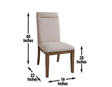 Garland Side Chair by Steve Silver at Eve Furniture