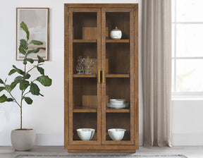 Garland Toffee Curio by Steve Silver at Eve Furniture