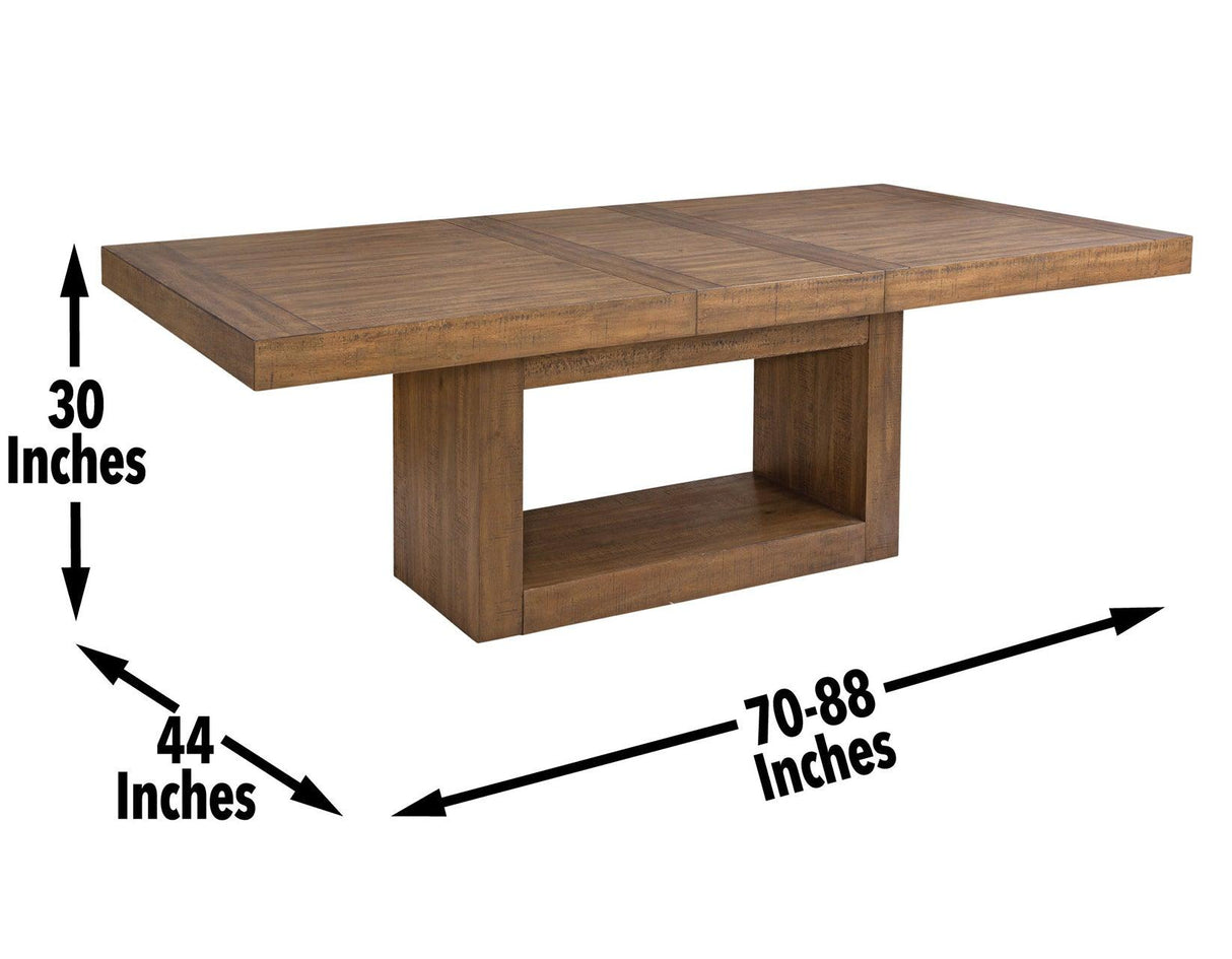 Garland 70-88-inch Table w/18-inch Leaf by Steve Silver at Eve Furniture