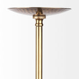Garnet Gold Hammered Metal Pendant Light by Mercana at Eve Furniture