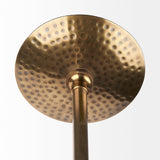 Garnet Gold Hammered Metal Pendant Light by Mercana at Eve Furniture