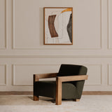 Garnet Olive Lounge Chair by MOES at Eve Furniture