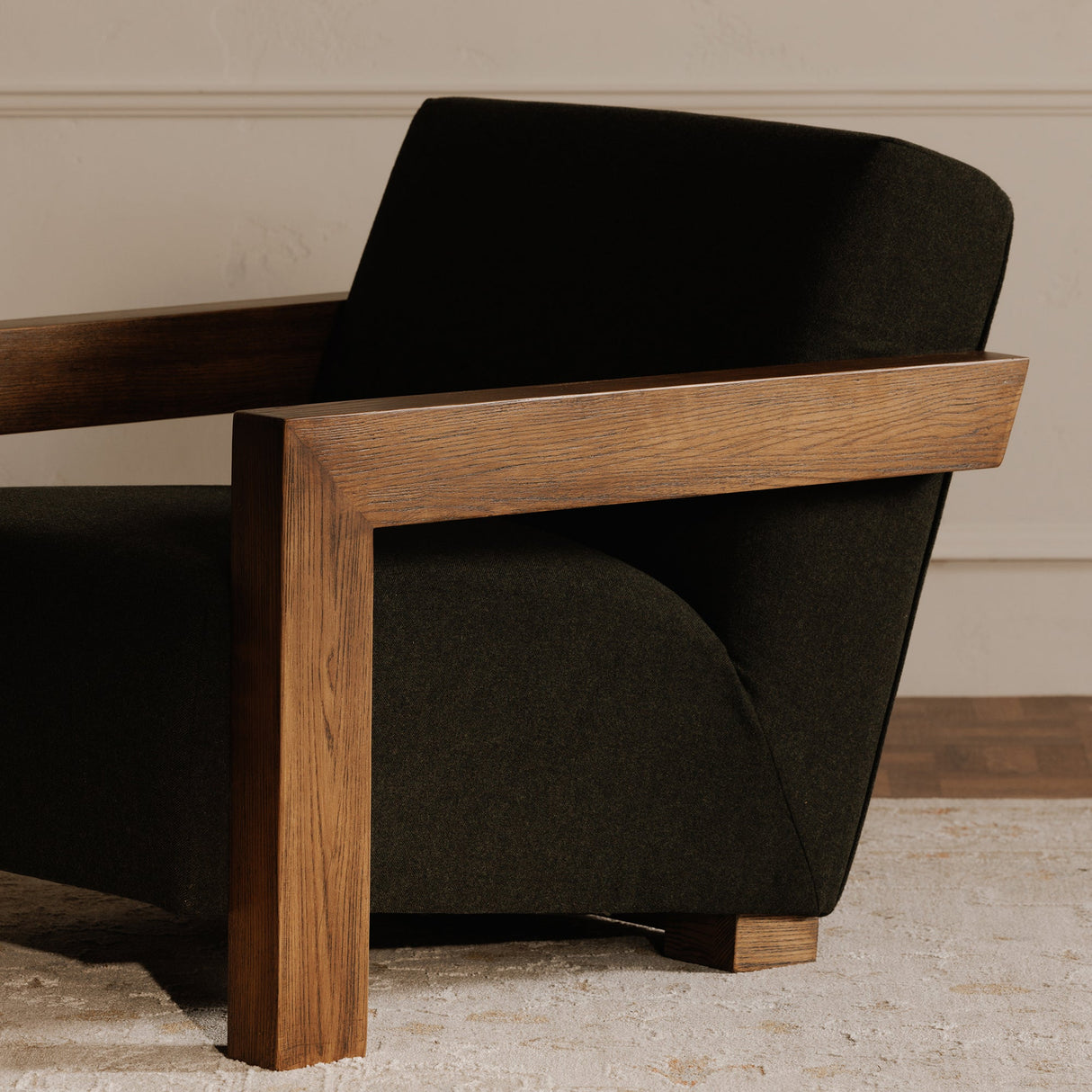 Garnet Olive Lounge Chair by MOES at Eve Furniture