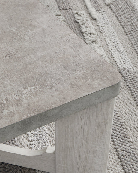 Garnilly Whitewash Table by Ashley at Eve Furniture