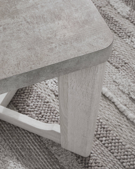 Garnilly Whitewash Table by Ashley at Eve Furniture