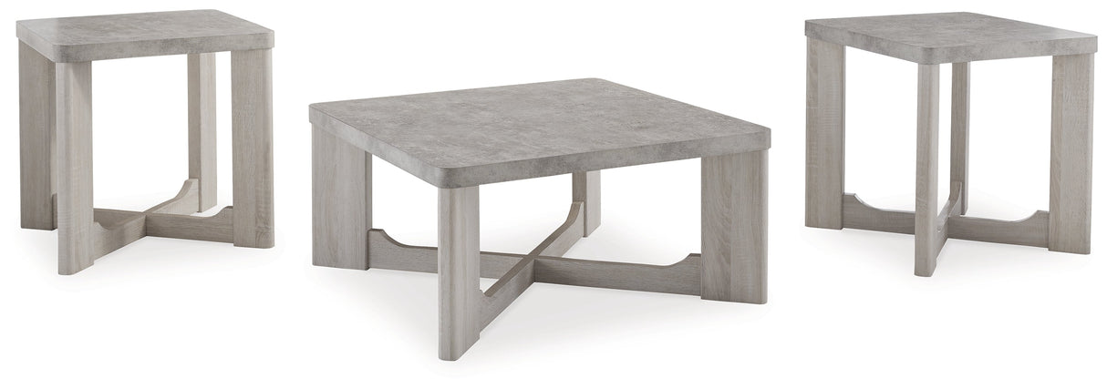 Garnilly Whitewash Table by Ashley at Eve Furniture