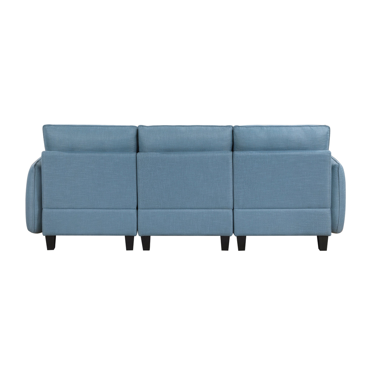 Garren Blue 3-Piece Storage Sofa by Homelegance at Eve Furniture