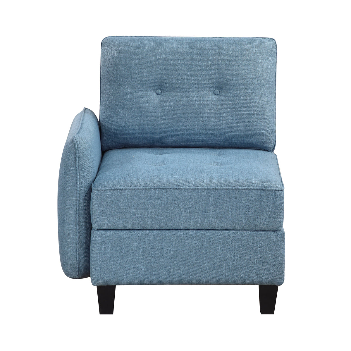 Garren Blue 3-Piece Storage Sofa by Homelegance at Eve Furniture