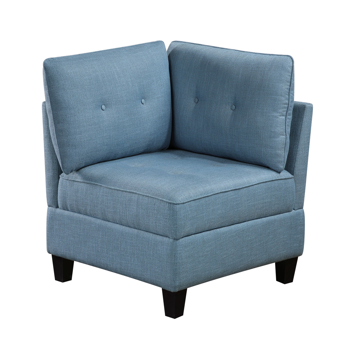 Garren Blue 6-Piece Sectional with Storage by Homelegance at Eve Furniture