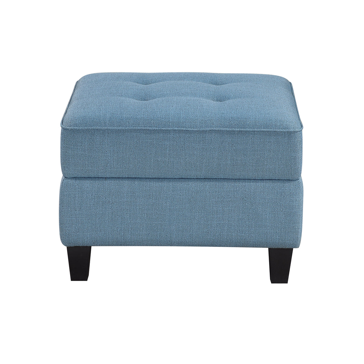 Garren Blue 7-Piece Sectional with Storage and Ottoman by Homelegance at Eve Furniture