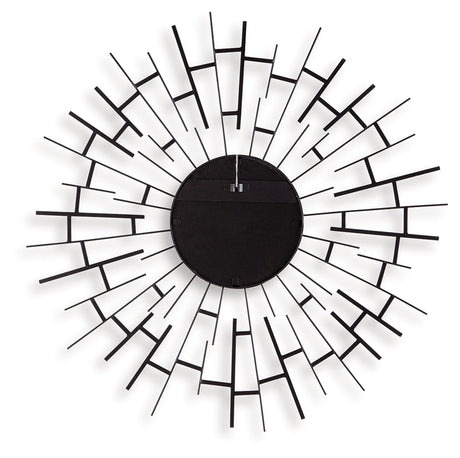 Garrenworth Black Accent Mirror by Ashley at Eve Furniture