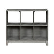 Garretson Gray Bookcase by Homelegance at Eve Furniture