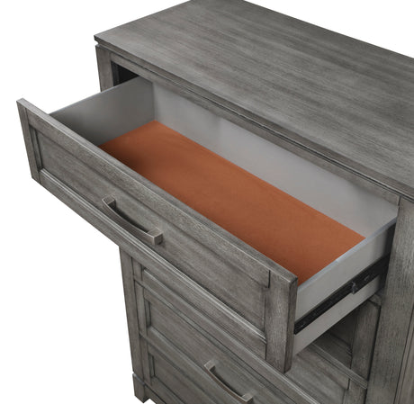Garretson Gray Dresser by Homelegance at Eve Furniture
