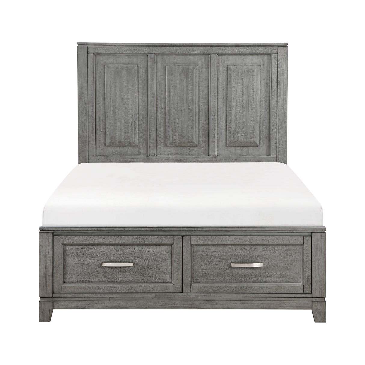 Garretson Gray Full Storage Platform Bed by Homelegance at Eve Furniture