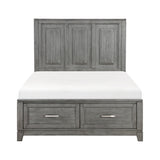 Garretson Gray Full Storage Platform Bed by Homelegance at Eve Furniture