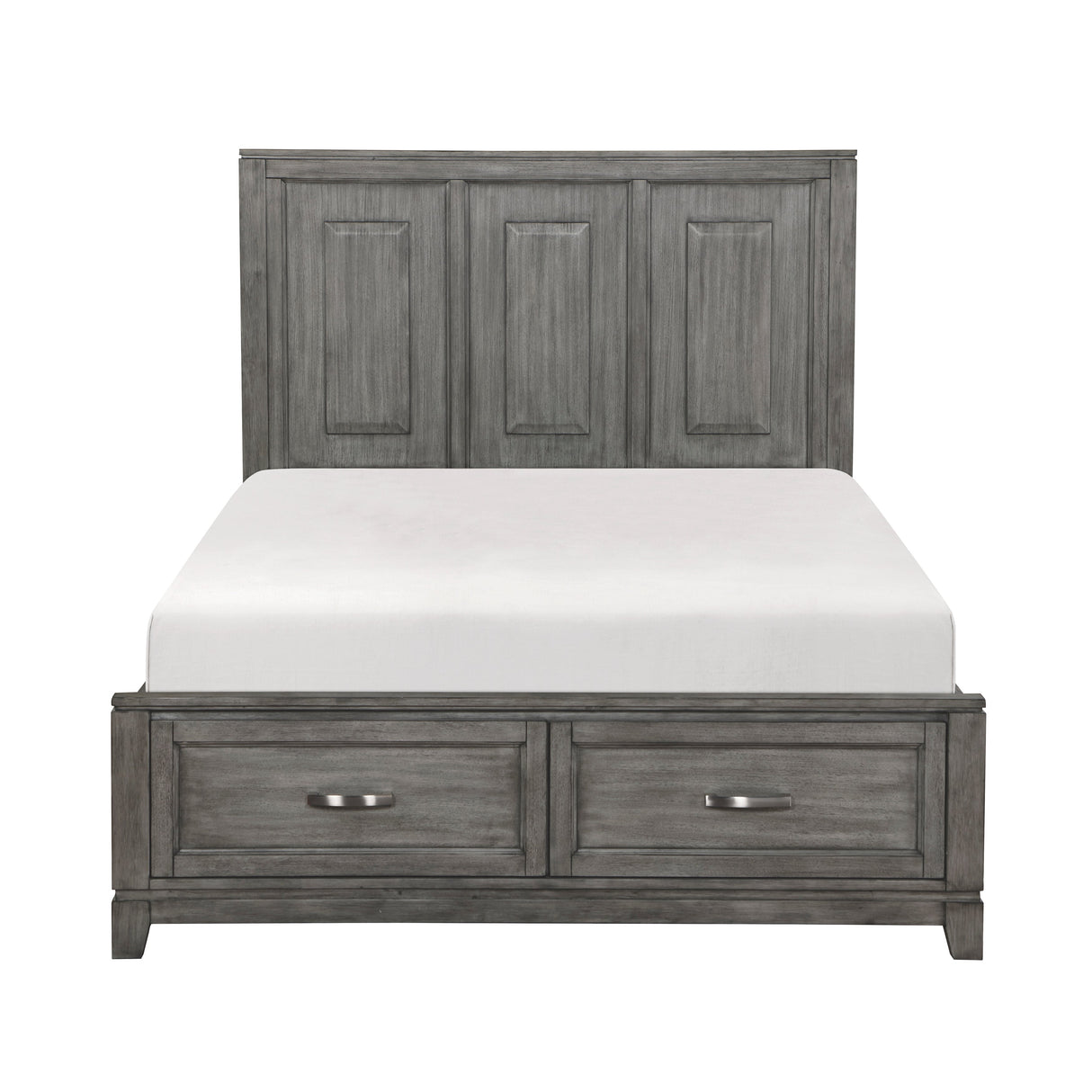 Garretson Gray King Storage Platform Bed by Homelegance at Eve Furniture