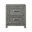 Garretson Gray Nightstand by Homelegance at Eve Furniture