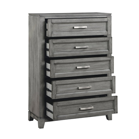 Garretson Gray Storage Platform Bedroom Set by Homelegance at Eve Furniture