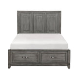 Garretson Gray Storage Platform Bedroom Set by Homelegance at Eve Furniture