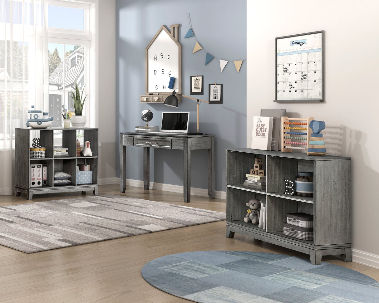 Garretson Gray Writing Desk by Homelegance at Eve Furniture