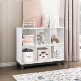 Garretson White Bookcase by Homelegance at Eve Furniture