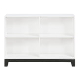 Garretson White Bookcase by Homelegance at Eve Furniture