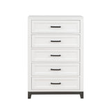 Garretson White Chest by Homelegance at Eve Furniture