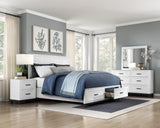 Garretson White Dresser by Homelegance at Eve Furniture