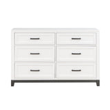 Garretson White Dresser by Homelegance at Eve Furniture